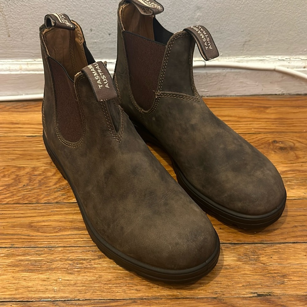 Blundstone Boots! Brand New, never worn. I ordered too big and didn’t realize.
